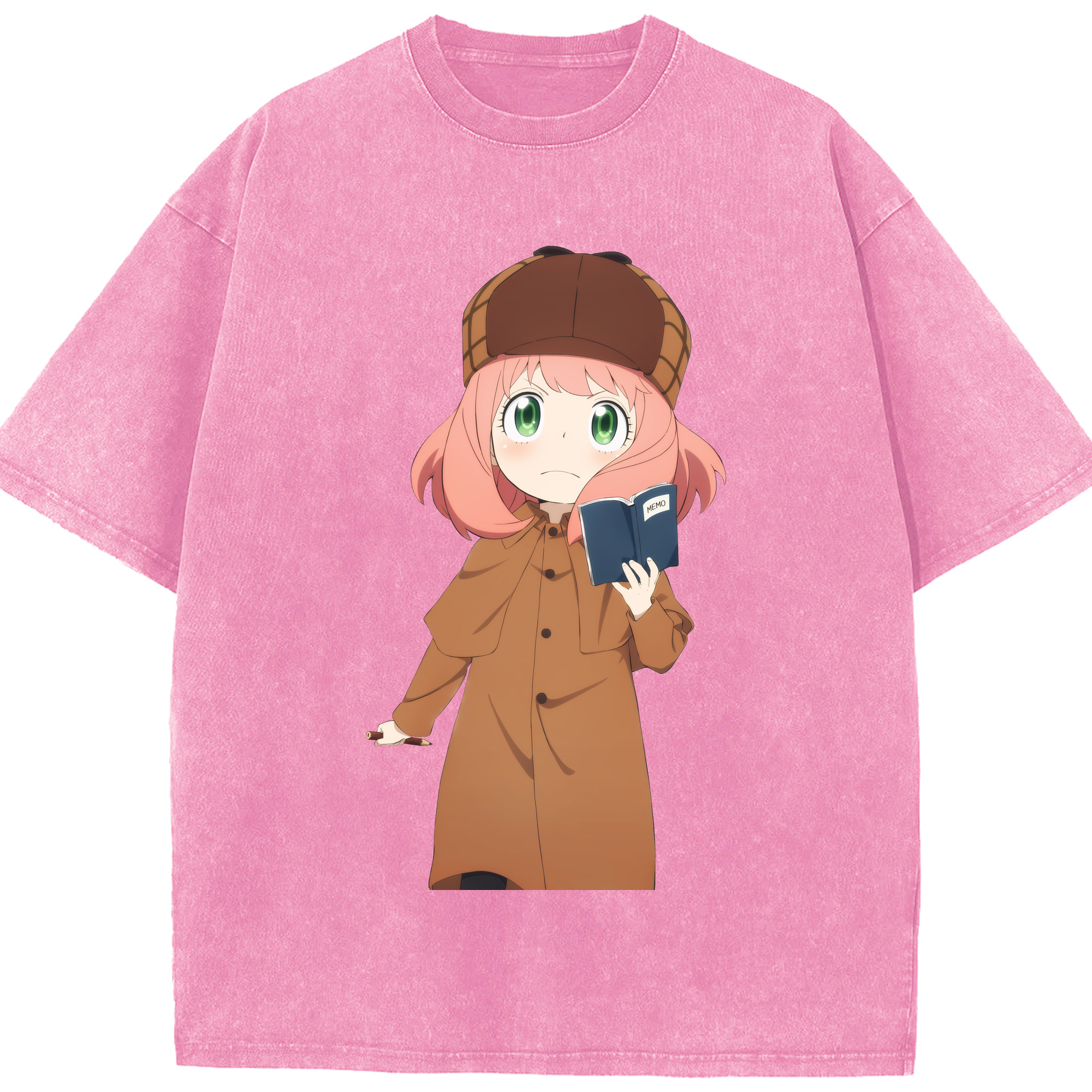 （画像用） SPY×FAMILY间谍家家酒 綿100% ヴィンテージ風 半袖Tシャツ（フロントプリント）
